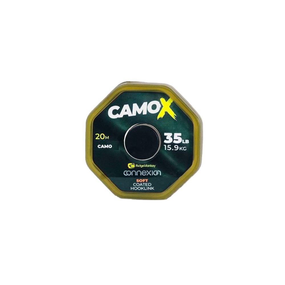 RidgeMonkey Šňůrka Connexion CamoX Soft Coated