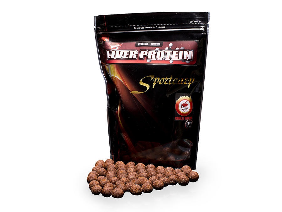 Sportcarp Boilies Liver Protein Chilli Fruit Hmotnost: 250g