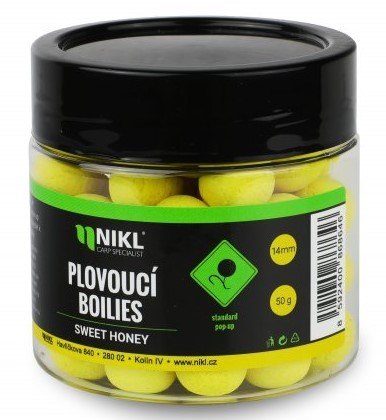 Nikl Plovoucí Boilies Sweet Honey Hmotnost: 50g